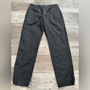 Vince. Slim Straight Leg Pants Stretch Pants Black Pull On Size 4